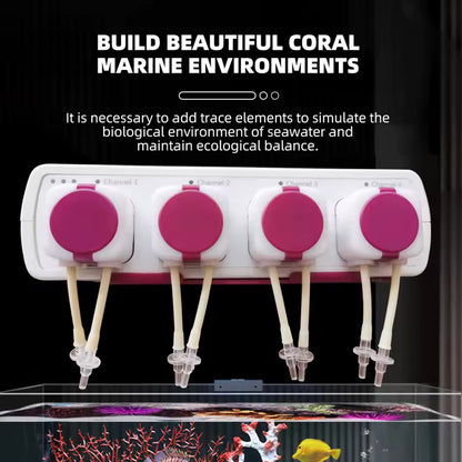 Jebao New MD4.4 Auto Dosing Pump-Automatic Marine Reef Doser WIFI Control For Aquariums Accessoires Water Pump Filter