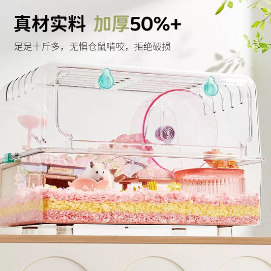 YEE Acrylic Large Hamster Cage For Small Pets