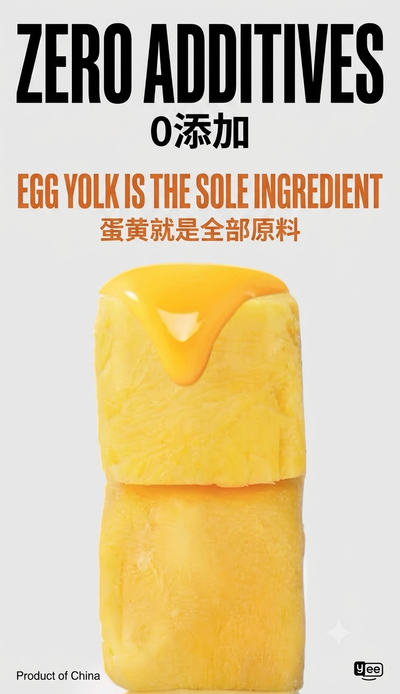 Yee Freeze-Dried Egg Yolk Cubes/100% Pure Egg Yolk Parrot Treat 60g