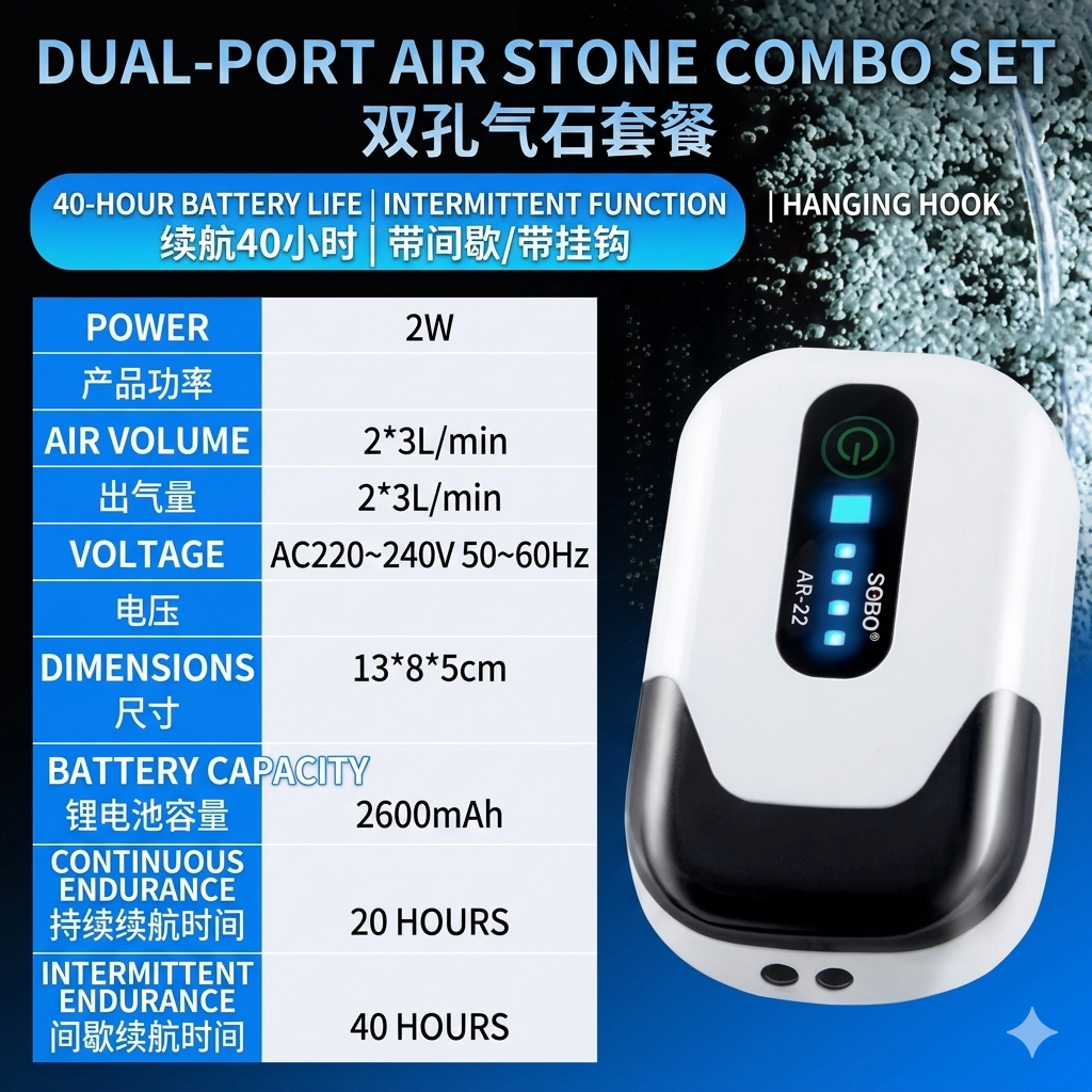 SEBO Rechargeable AC/DC Air Pump AR-22