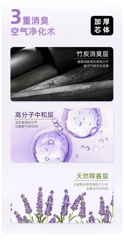 HUSHPET Lavender Pet Odor-Control Dog Training Pads