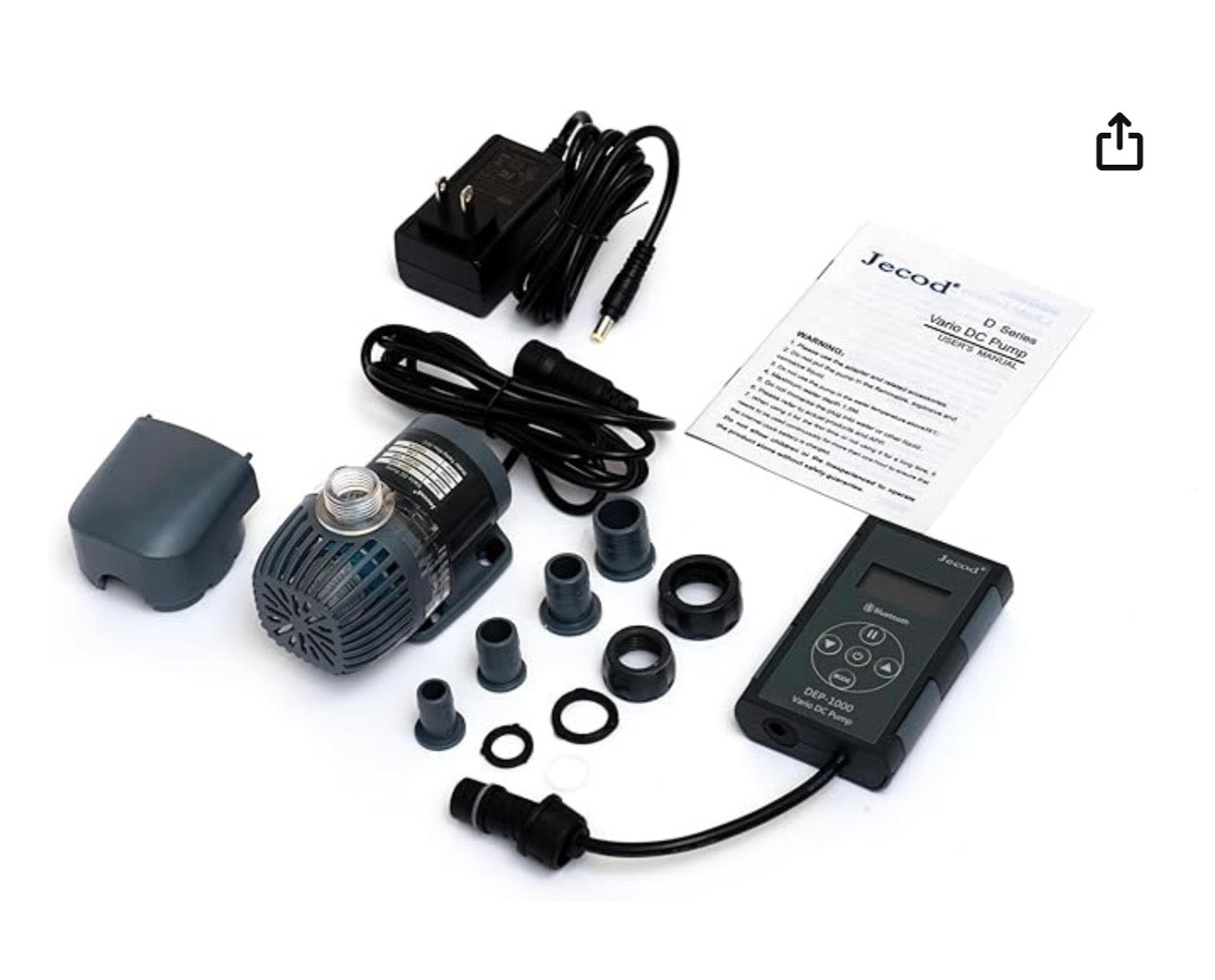 Jebao/Jecod New Ultra Quiet Water Pump Bluetooth APP Control DEP-1000 For Fish Tank Aquarium Diving Water Circulation Filter Pump