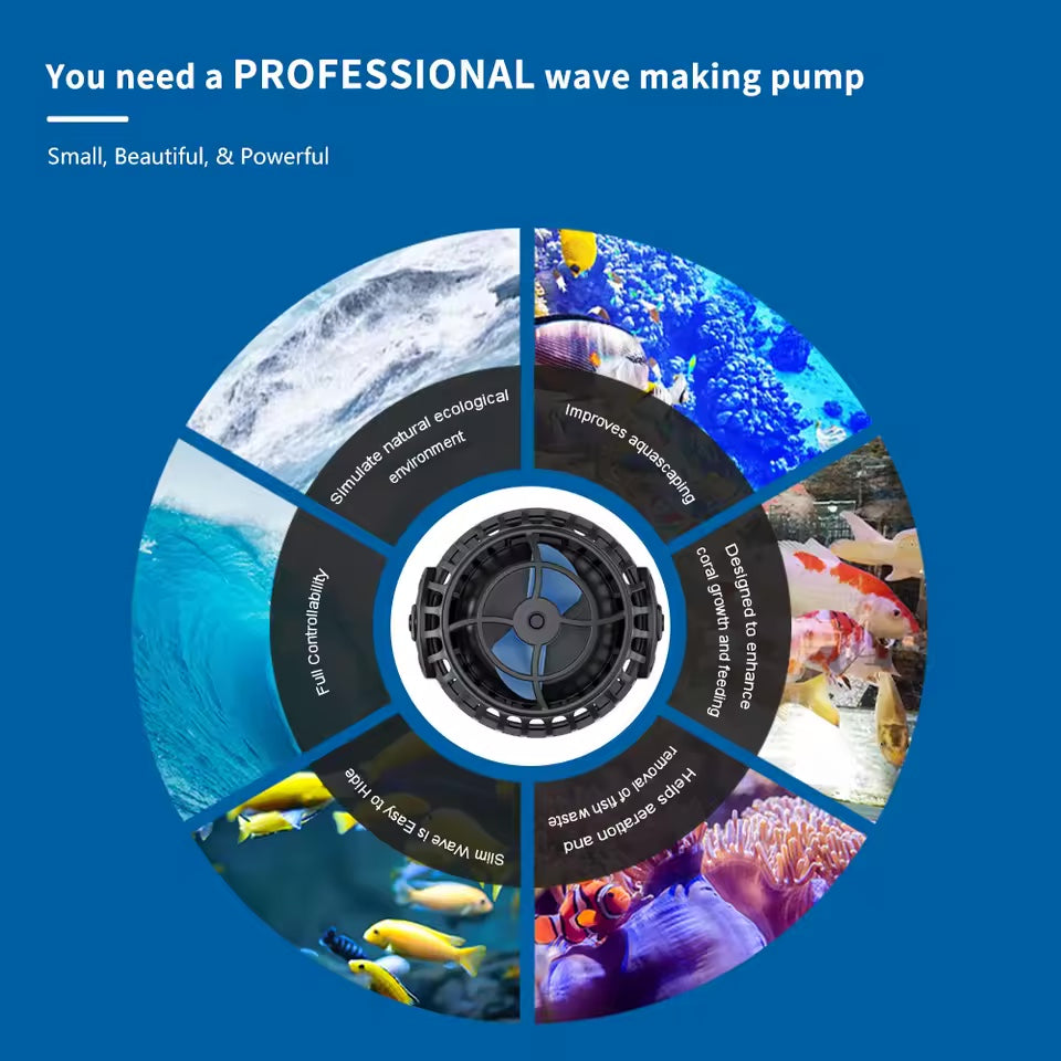Jebao New EOW-22 Wave Maker Aquarium Water Pump Filter