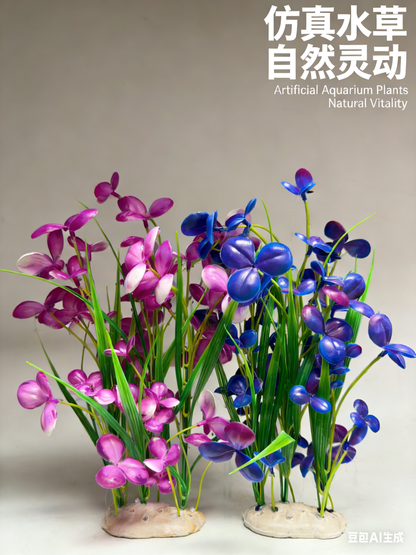 Magicalpets Aquarium Decorations Artificial Plastic Water Plant for Aquarium Aquatic Fish Tank