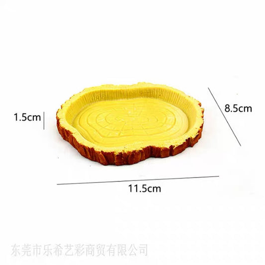 Magicalpets Aquarium Water Dish Bowl For Reptiles And Fish Tank Decoration