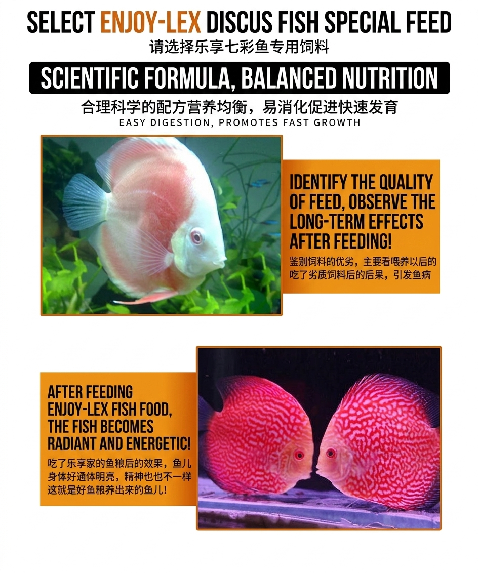 EXT Colorful Discus Fish Food-Premium Nutritious Staple Diet(210g)