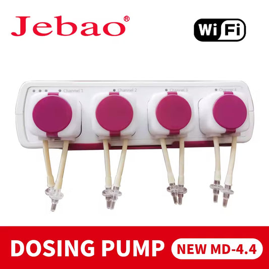 Jebao New MD4.5 Auto Dosing Pump-Automatic Marine Reef Doser WIFI Control For Aquariums Accessoires Water Pump Filter