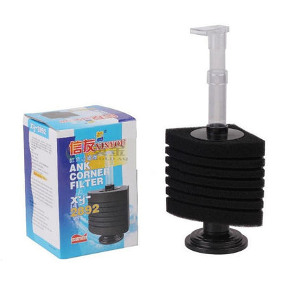 Xin You Aquarium Tank Corner Bio Sponge Filter XY-2892