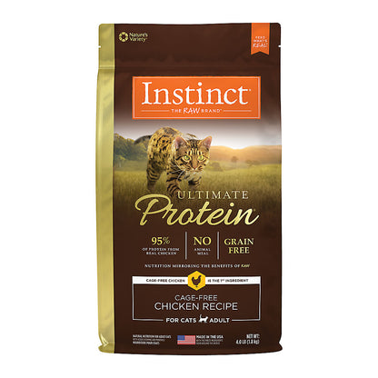 Instinct® Ultimate Protein Grain Free Adult Cat Dry Food - Chicken 10lb