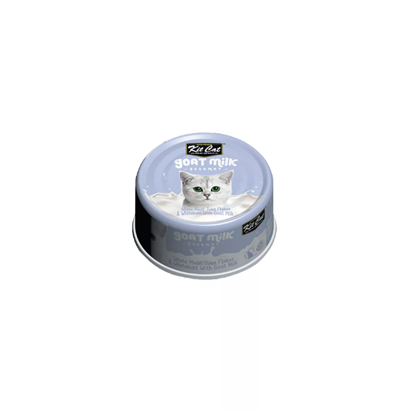 Kit Cat Goat Milk Wet Cat Food - Tuna & Whitebait 70g