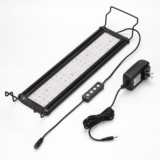 魔宠水族18W白/蓝/UV紫LED变色智能鱼缸灯适用于45-60cm HS-L450
