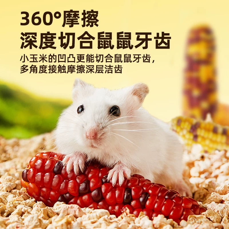Yee Mini Corn Dried Cob Hamster Treats For Healthy Teeth Grinding And Daily Enrichment