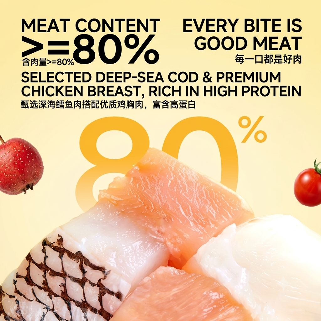 Yee Real Cod Ham Sausage Small Pet Treats For Hamsters