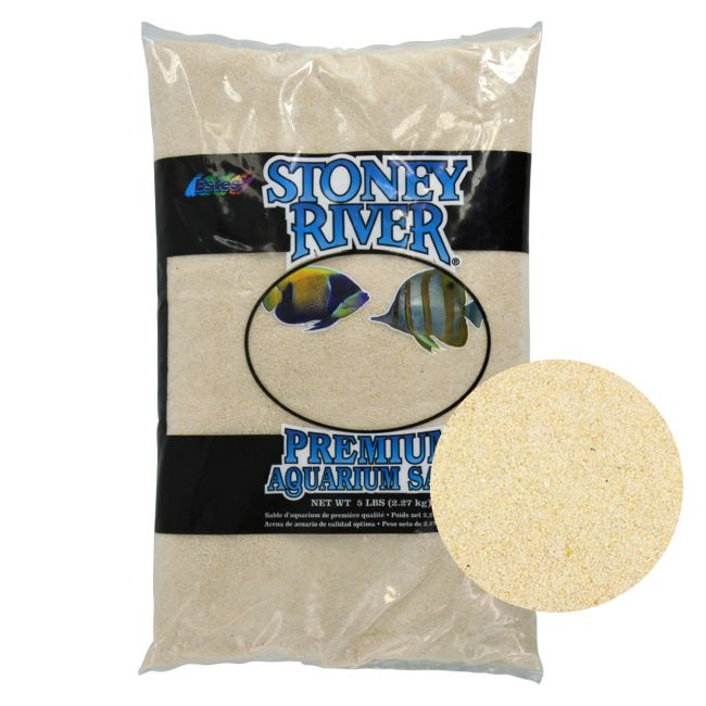 Estes Stoney River Premium Aquarium Sand Beige 5 lb