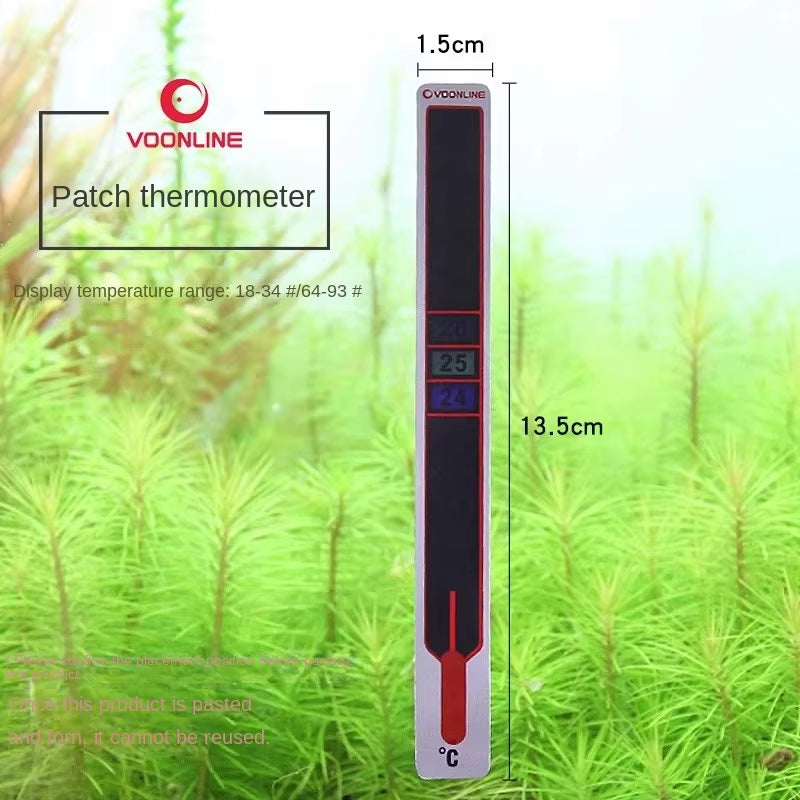 VOONLINE Aquarium Digital Stick On Thermometer
