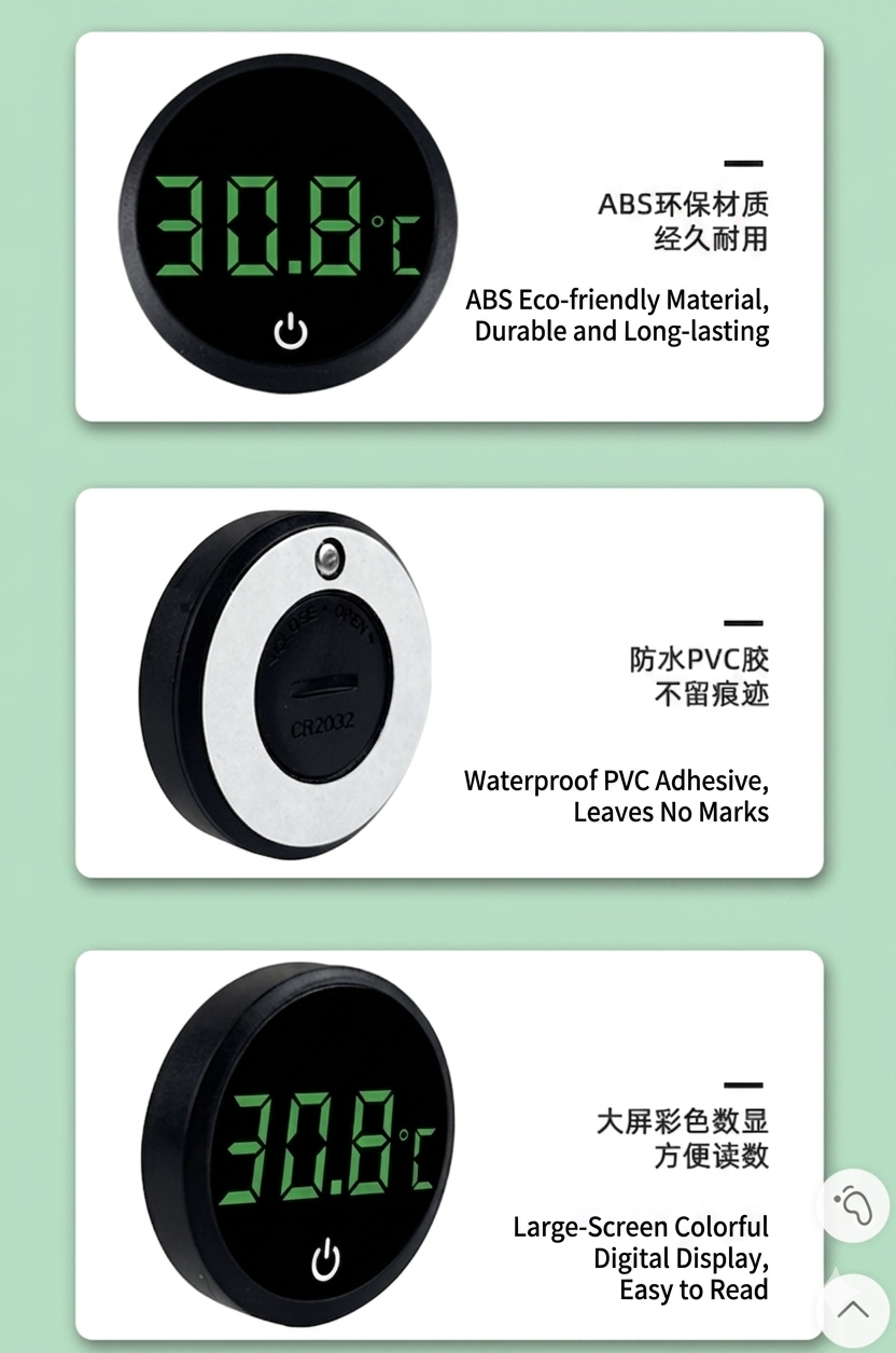 Rechargeable Digital Aquarium Thermometer