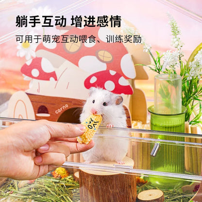 Yee Mini Corn Dried Cob Hamster Treats For Healthy Teeth Grinding And Daily Enrichment