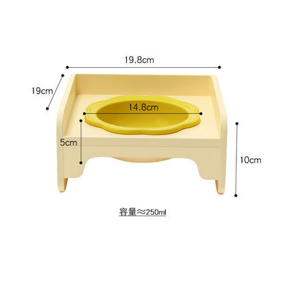 Hoopet Sunflower Pet Ceramic Food And Drink Bowl