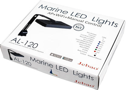 Jebao Smart Marine LED Light for Reef Aquarium Fish Tank AL-120