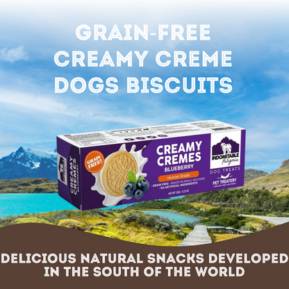 Granville Island Dog Biscuits Grain Free Creamy Cremes - Blueberry