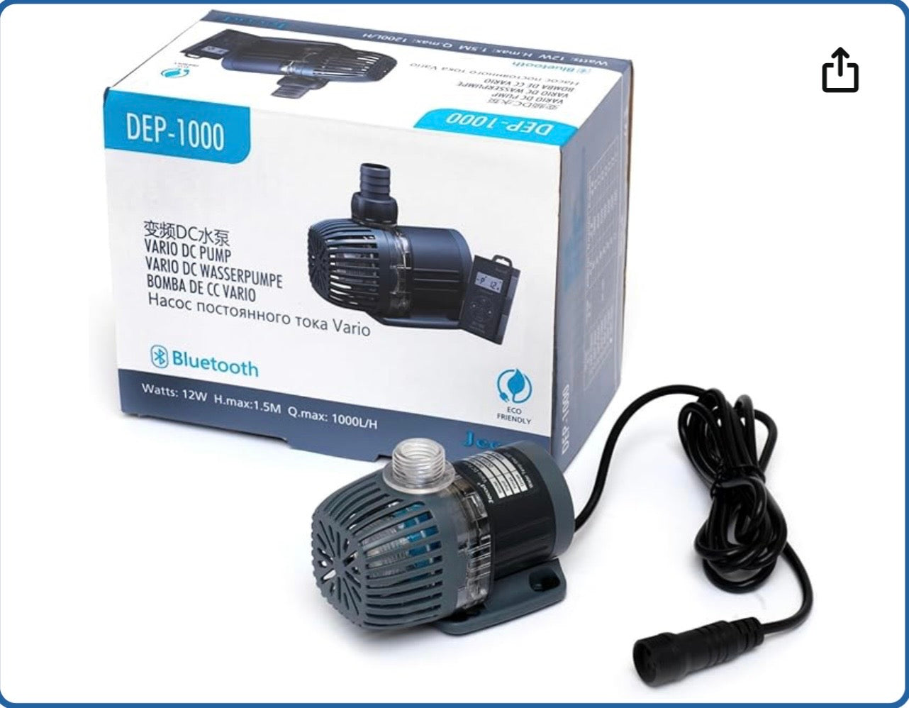 Jebao/Jecod New Ultra Quiet Water Pump Bluetooth APP Control DEP-1000 For Fish Tank Aquarium Diving Water Circulation Filter Pump