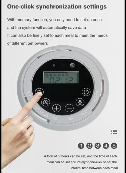 Aiwo Six Meal Automatic Pet Feeder