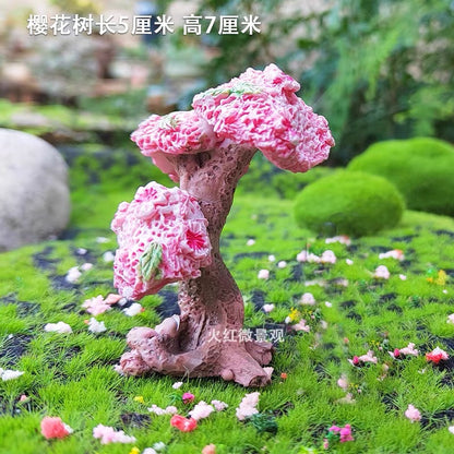 Magicalpets Aquarium Resin Cherry Blossom Tree Fish Tank Decoration