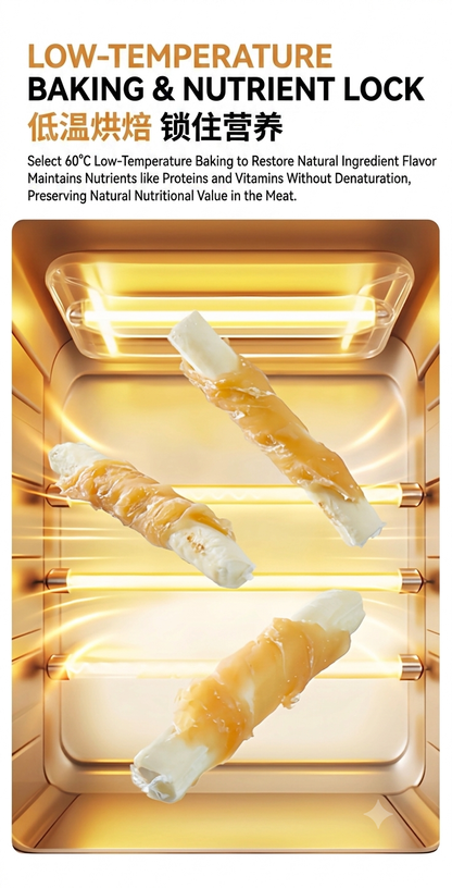 Yee Chicken Wrapped Goat Milk Calcium Chew Sticks-Premium Hamster Grinding Treats