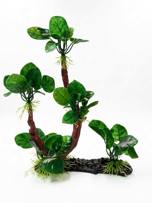 Twisted Driftwood-Style Artificial Aquarium Plant Fish Tank Decoration