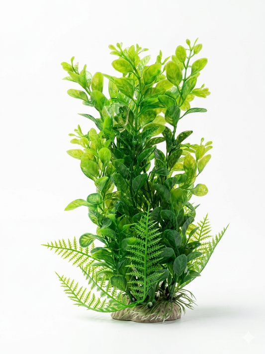Full-Canopy Green Artificial Fish Tank Plant Aquarium Decoration