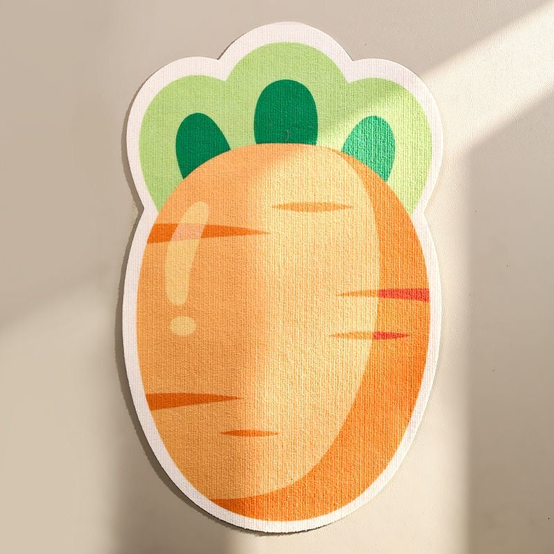MagicalPets Cute Carrot Design  Durable Vertical Cat Scratching Board with Stick