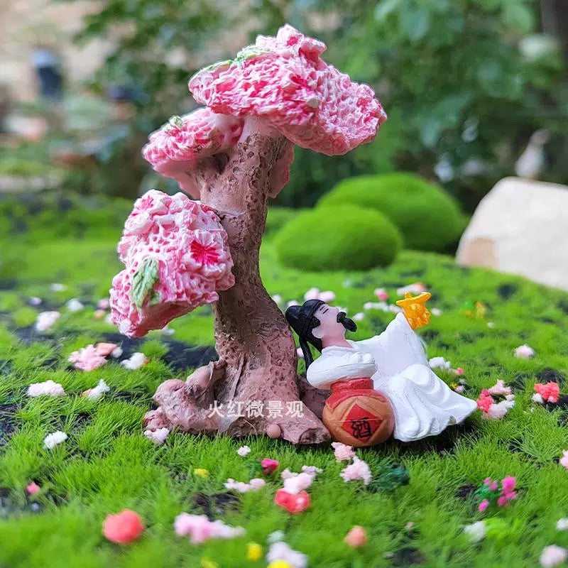 Magicalpets Aquarium Resin Cherry Blossom Tree Fish Tank Decoration