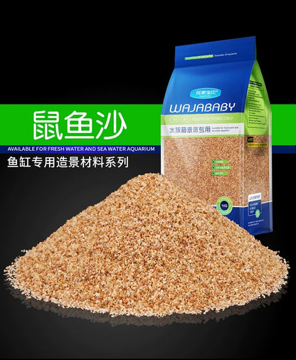 WANJIABABY Aquarium Seabed Natural Soft River Sand