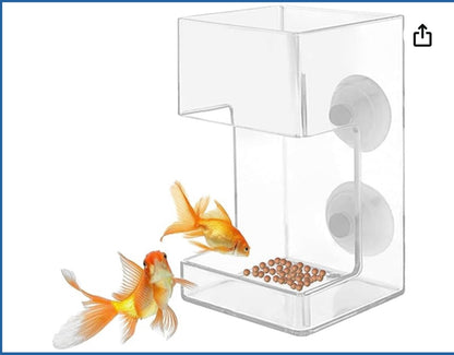 Magicalpets Aquarium Feeding Tray and Tube for Small Fish