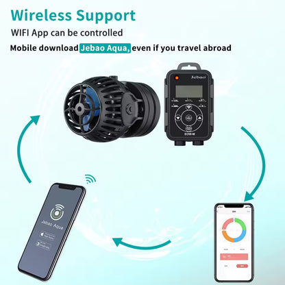 Jebao New EOW-16 Wave Maker Aquarium Water Pump Filter