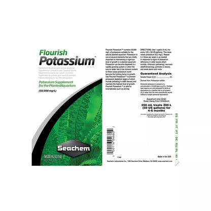 Seachem Flourish Potassium™ 8.5oz/250ml