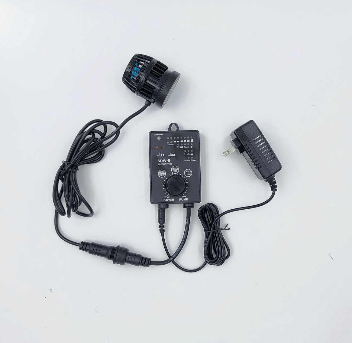 Jebao SDW-5 Wave Maker Flow Pump with Controller for Marine Reef Aquarium