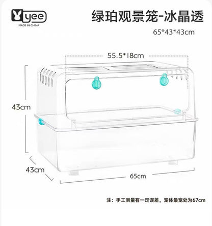 YEE Acrylic Large Hamster Cage For Small Pets