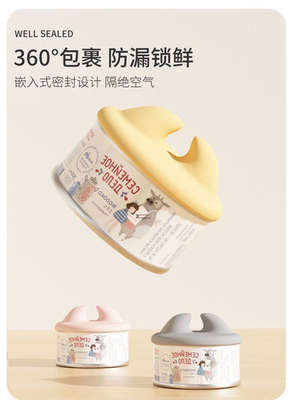 MagicalPets Pet Wet Food Cover With Spoon Set