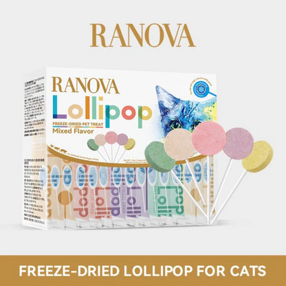 Ranova Freeze Dried Lollipops For Cat (Mixed Flavor) 15pcs - 21g