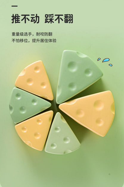 Yee Hamster Green Cheese Shape Hideout Ceramic House For Small Pets