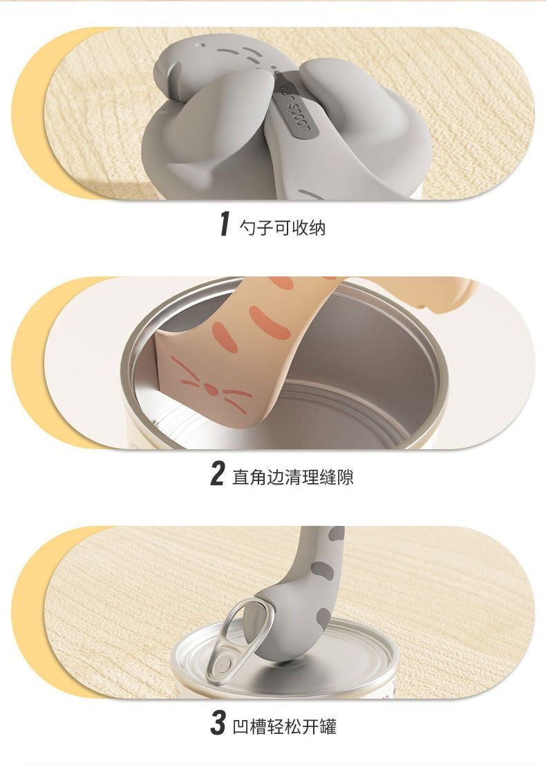 MagicalPets Pet Wet Food Cover With Spoon Set