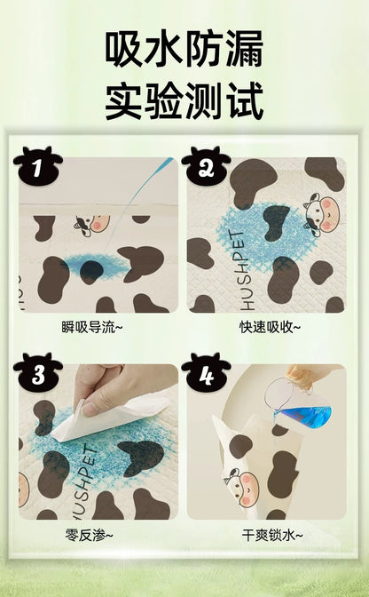 HUSHPET Extra Thick Super Absorbent Panda Dog Training Pad