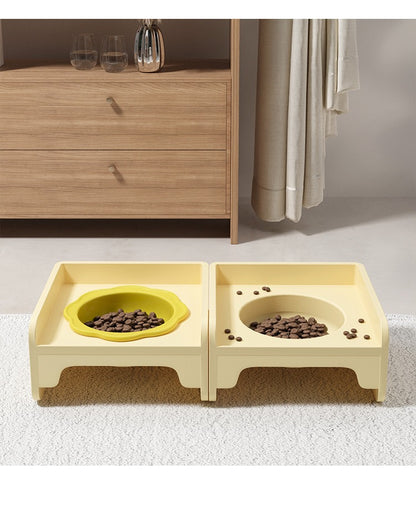 Hoopet Sunflower Pet Ceramic Food And Drink Bowl