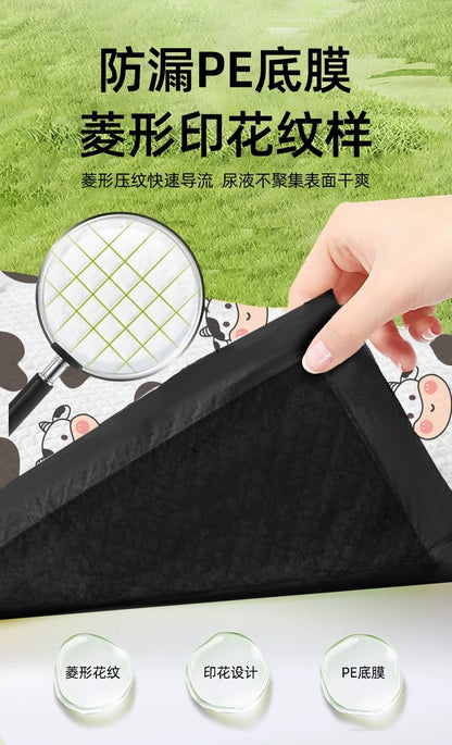 HUSHPET Extra Thick Super Absorbent Panda Dog Training Pad