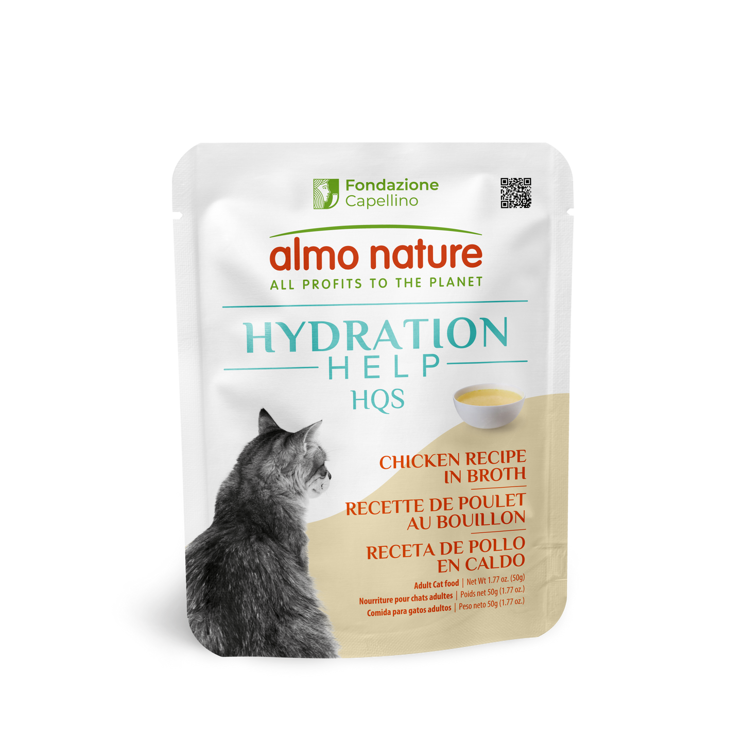 Almo Nature Hydration Help HQS Chicken Wet Cat Food