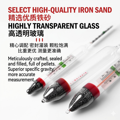 Magical Aquarium Hydrometer With Thermometer For Saltwater Tank