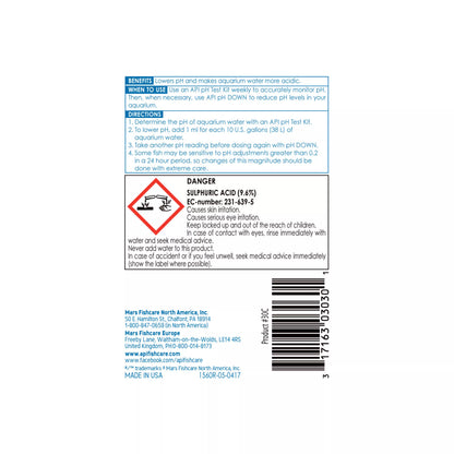 API® pH Down Adjuster Aquarium Water Conditioner