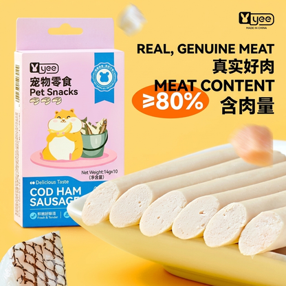 Yee Real Cod Ham Sausage Small Pet Treats For Hamsters