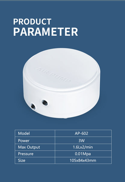 Jeneca Air Pump - AP 601/602 (Single & Double Outlet Models)